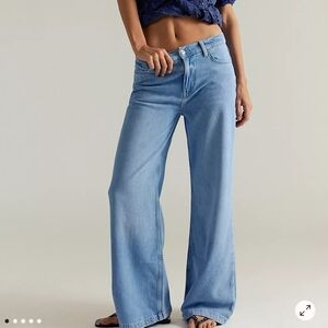 Free People We The Free Stride Straight 'n Wide Jeans